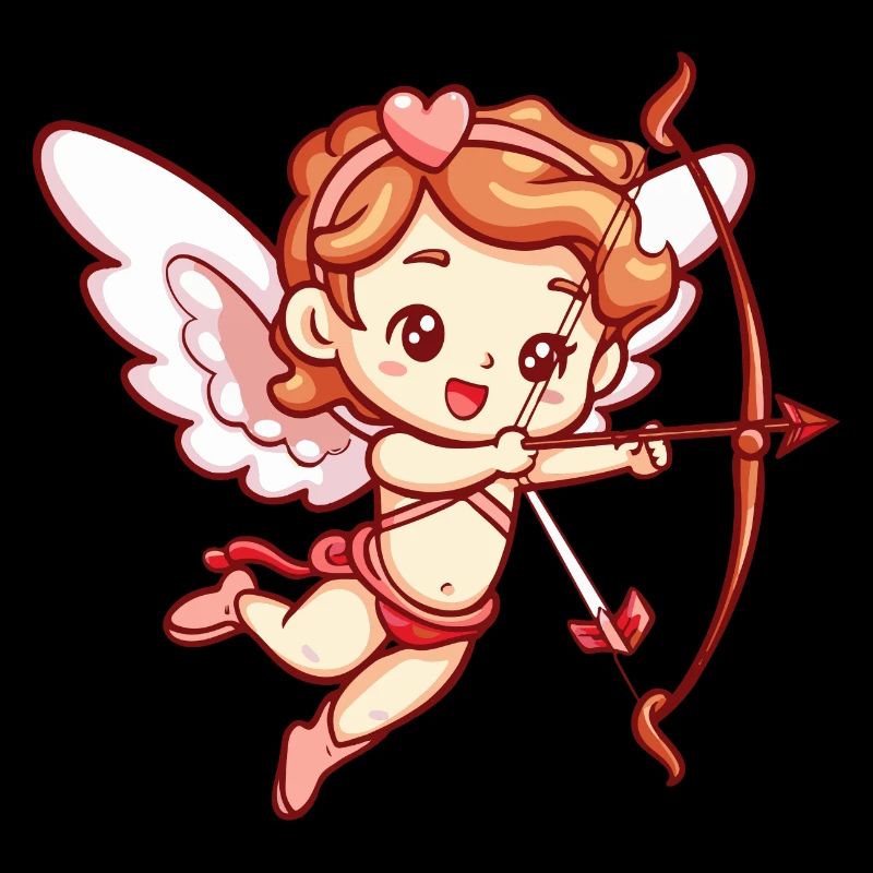 Ange de la Saint-Valentin en amour Cupidon