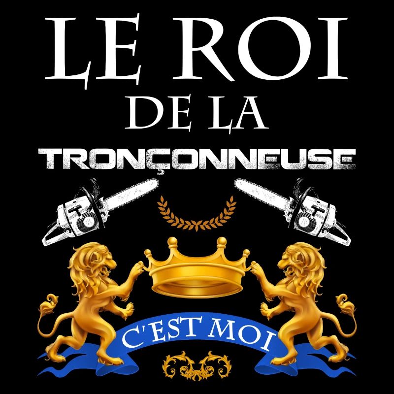 Bûcheron métier du bois. tronçonneuse