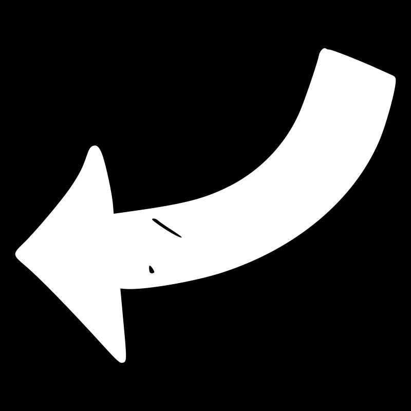 Flèche dessin esquisse blanc