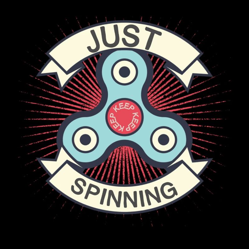 Just keep ..... Fidget Spinner T-Shirt