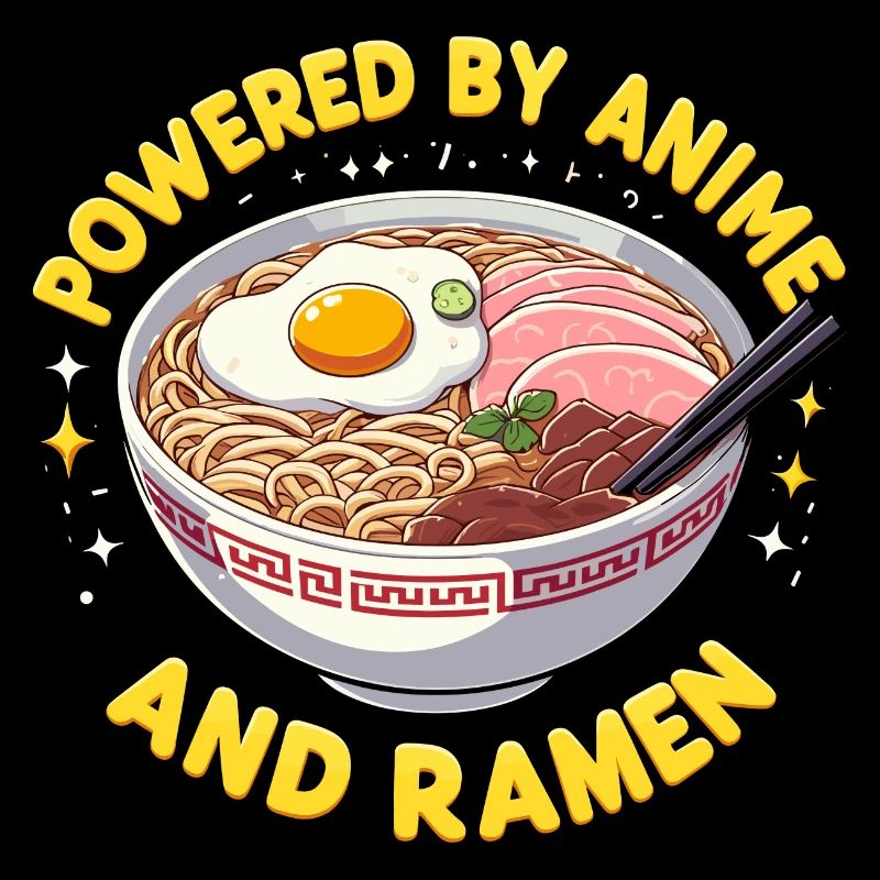 Powered By Anime And Ramen