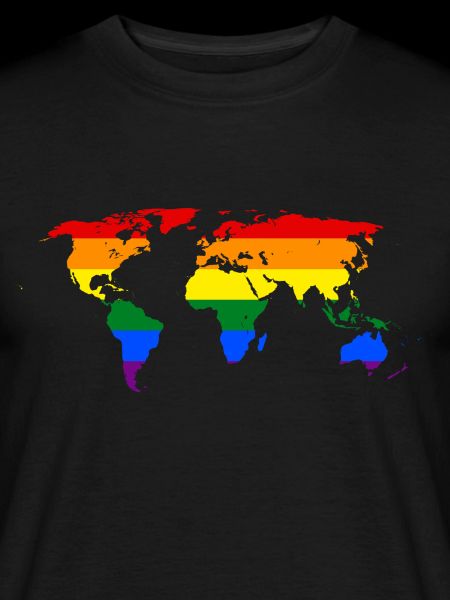 rainbow world map