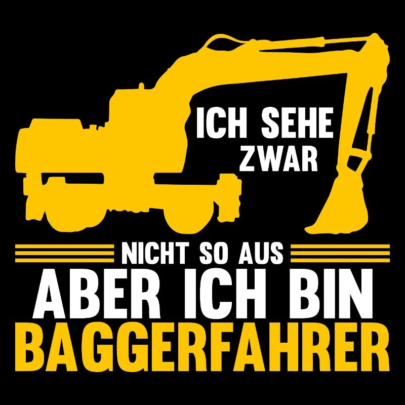 Bagger Fahrer Bagger Bauen Geschenk