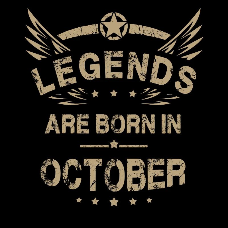 Geburtstag - Legenden sind im Oktober geboren