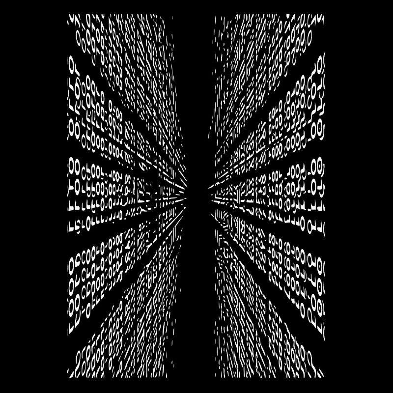 Vertical binary code