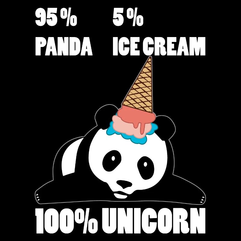 Pandacorn Panda Einhorn Geschenk Geschenkidee