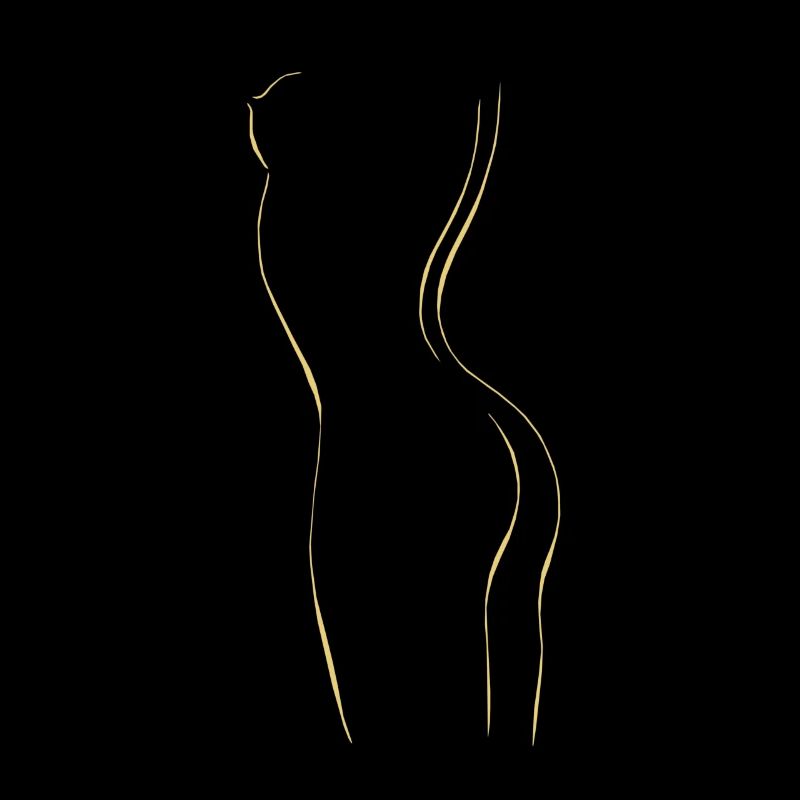 Goud - Naakte Vrouw