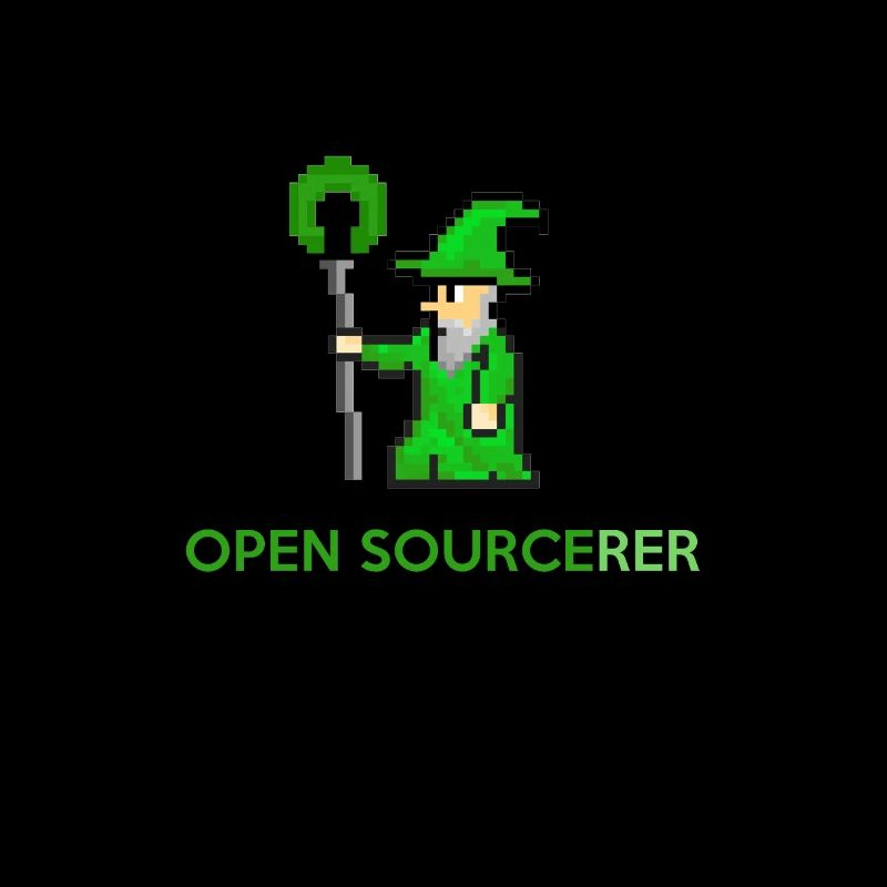 Open sourcerer developer t-shirt