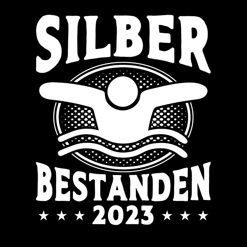 Silber Schwimmer Prüfung Silber Schwimmabzeichen