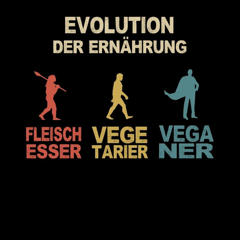 Vegan Veganer Veganismus Veggie Evolution Geschenk
