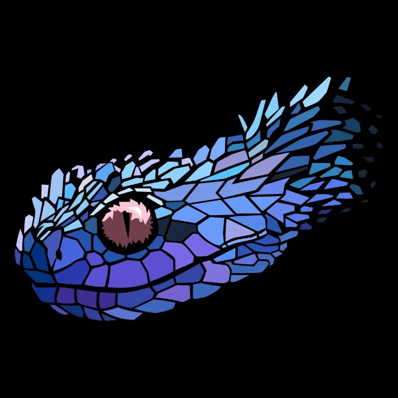 Blue snake