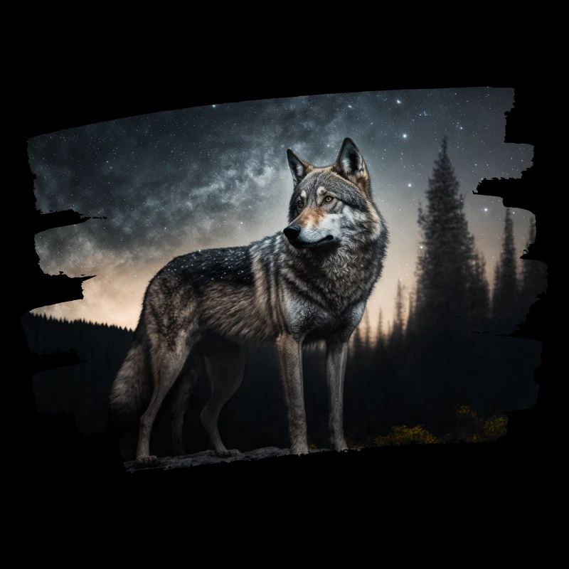 Loup realiste