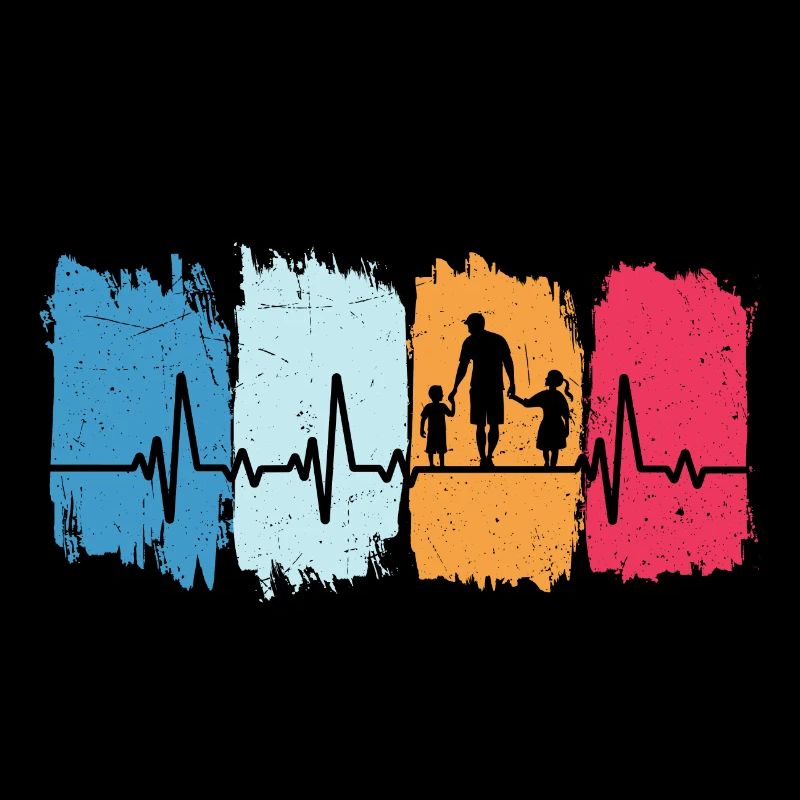 Padre e figlia figlio heartbeat figlia e figlio