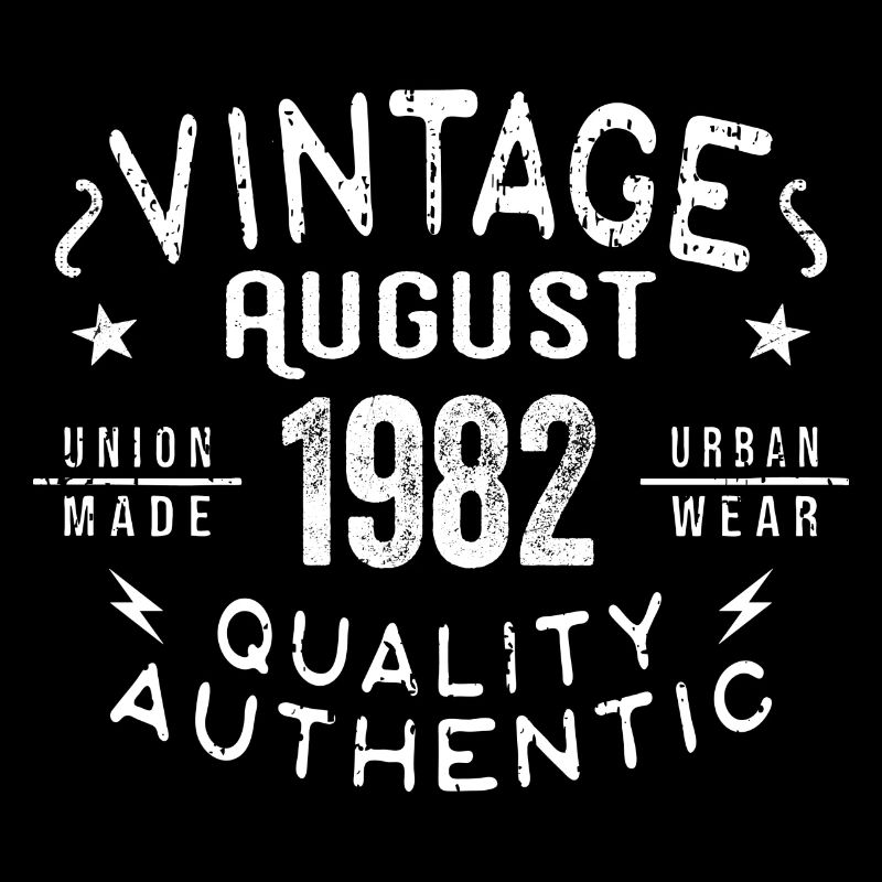 August 1982 Geburtstagsgeschenk August 1982 Retro