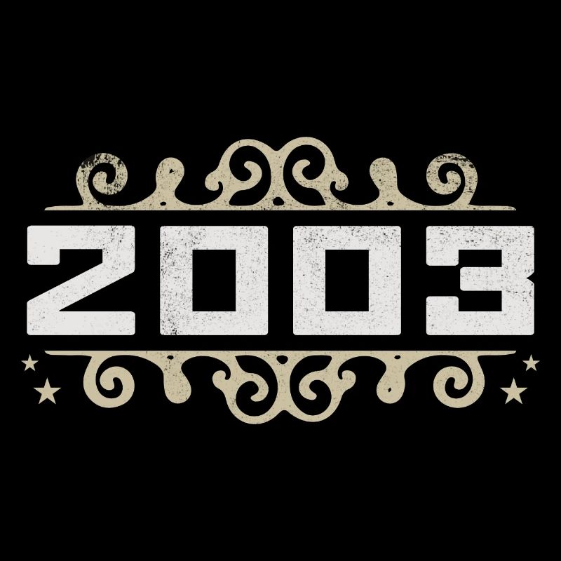 Millésime 2003 Rétro Anniversaire 2003 Millésime 2003