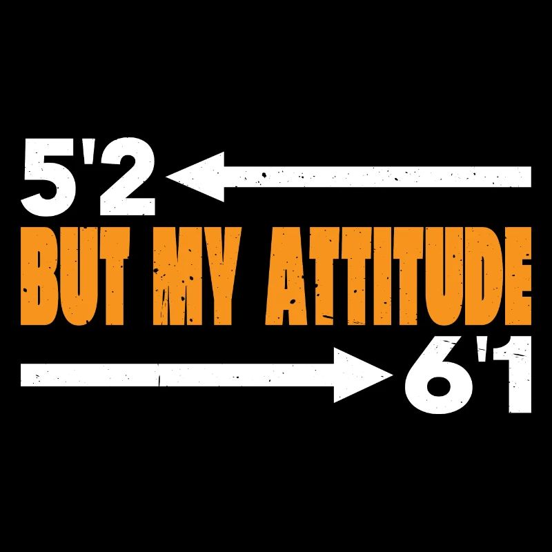 5'2 Mais mon attitude 6'1 7