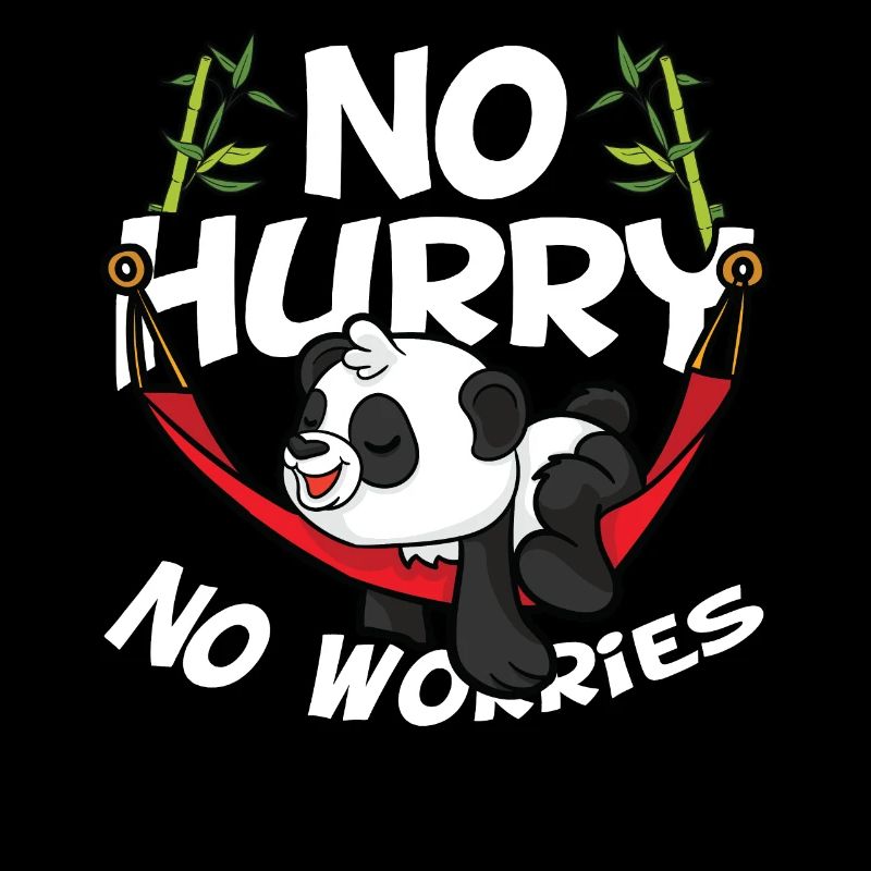 Relaxing Panda Chilling Relax Funny Gift