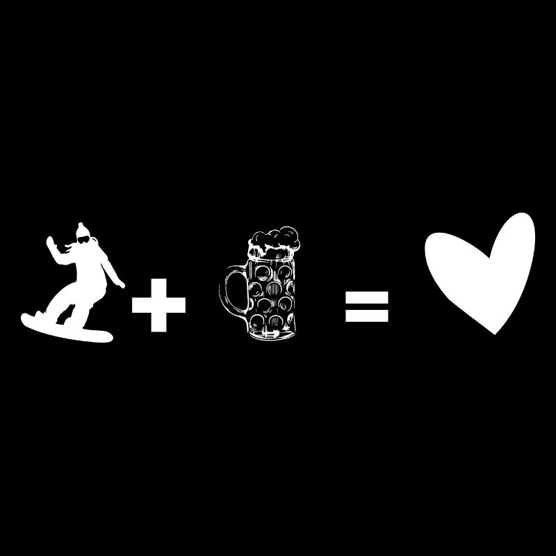 Bière - Coeur - Snowboard - (2)