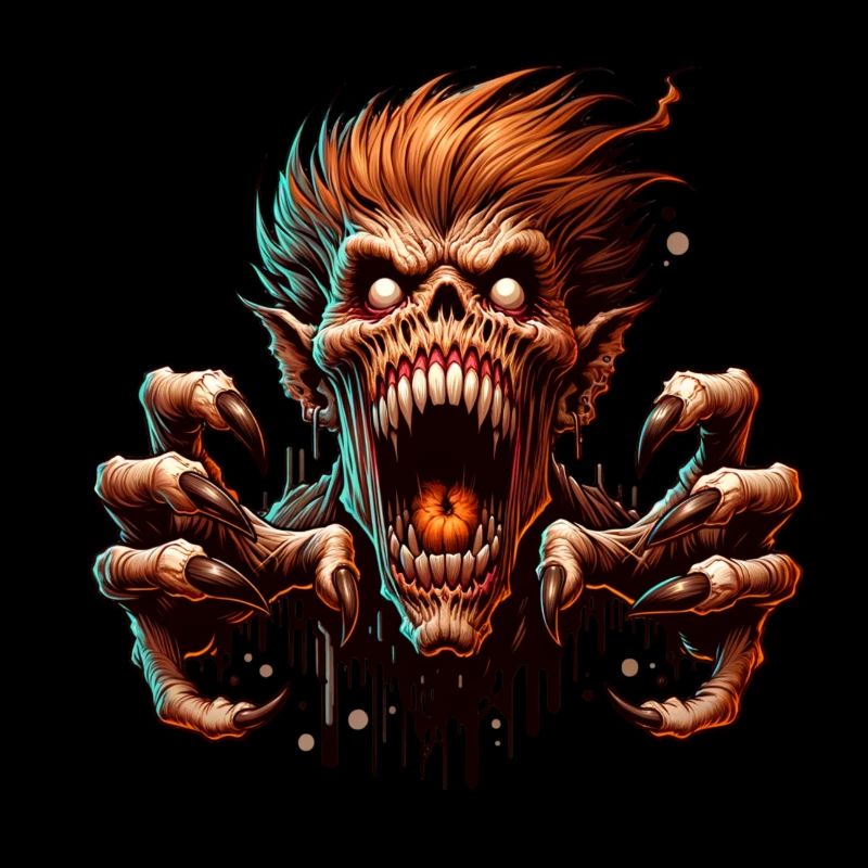 Monstre effrayant d’Halloween