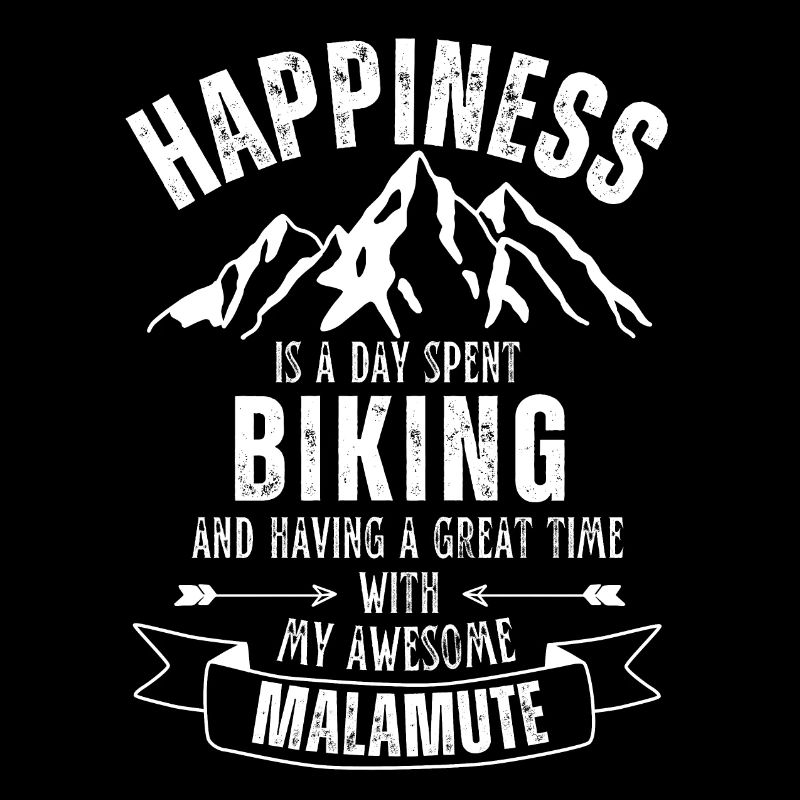 Cyclisme et Malamute