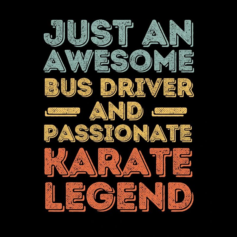Bus driver Karate retro