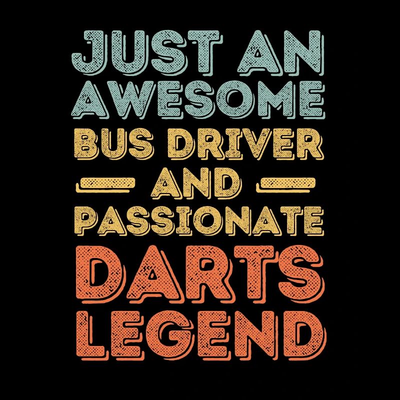Bus driver Darts retro