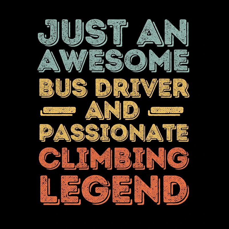 Bus driver climbing retro