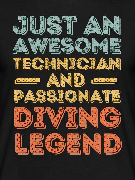 Technicians diving retro