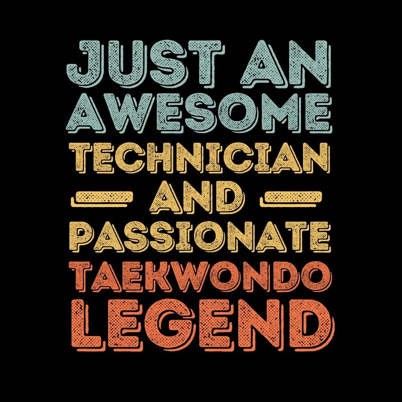 Technician Taekwondo retro