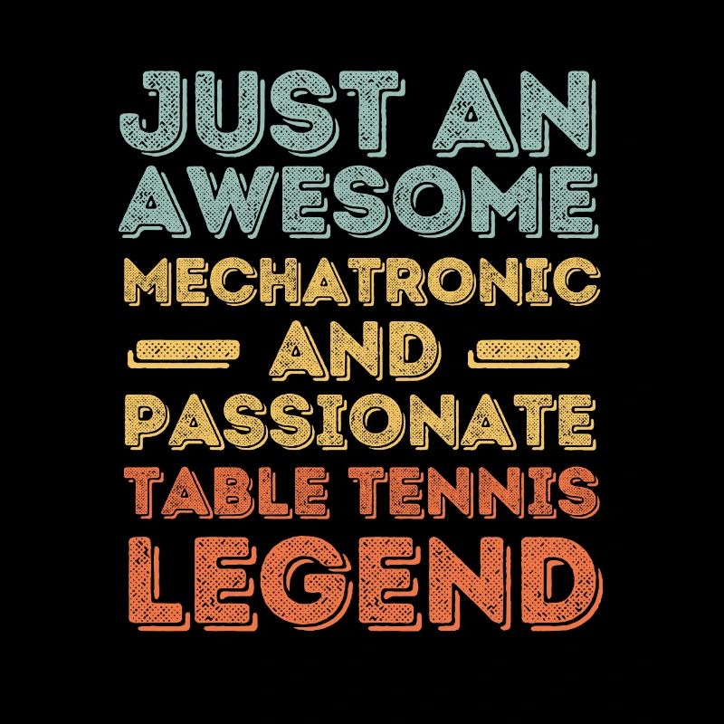 Mécatronique Technicien Tennis de Table rétro
