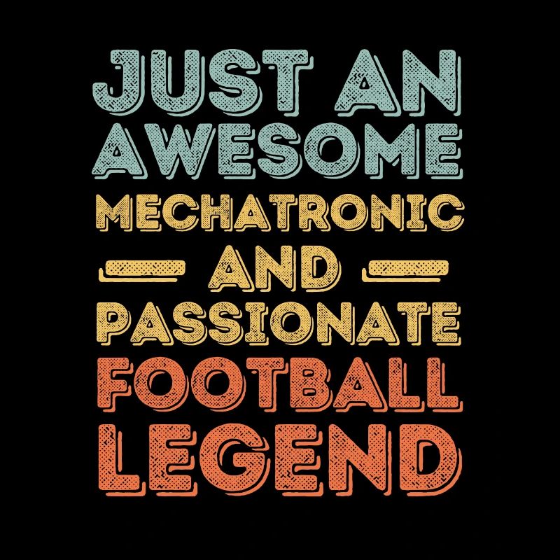 Mechatronics Technician Football retro