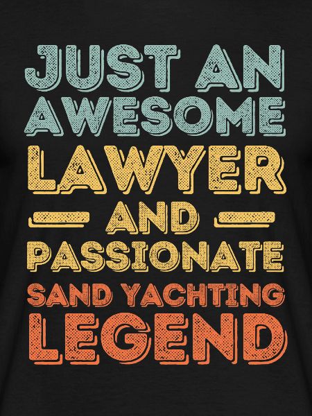 Lawyer sand yachting retro