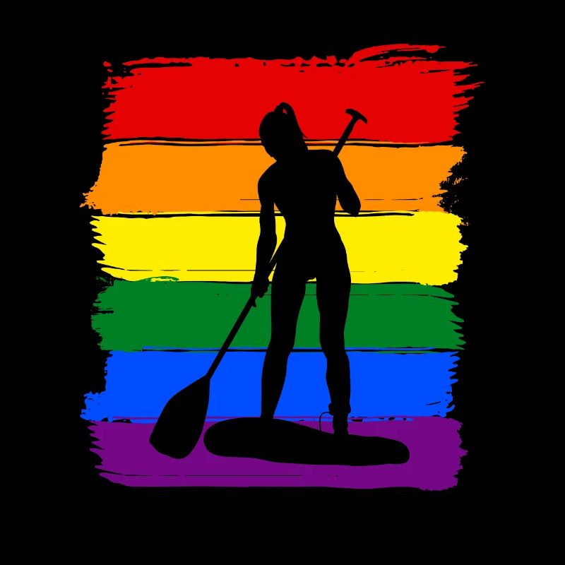 Frauen Paddleboard LGBT