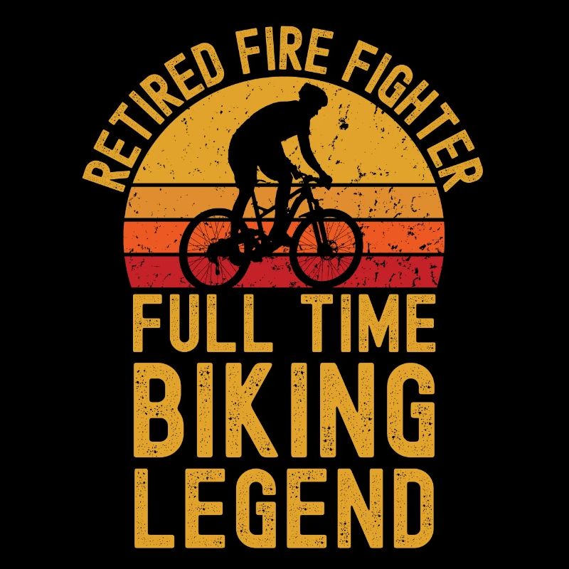 Retired fire fighter biking legend