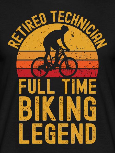 Retired technician biking legend