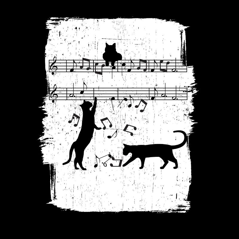 Cat Music Notes