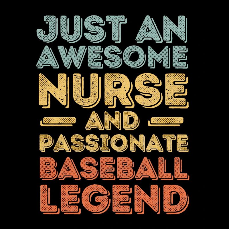 Infirmière Légende du baseball rétro