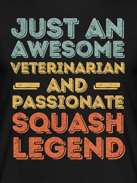 Veterinarian Squash legend retro