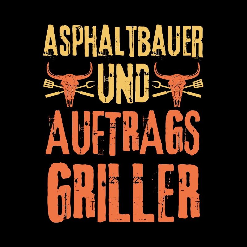 Asphaltbauer und Grillen