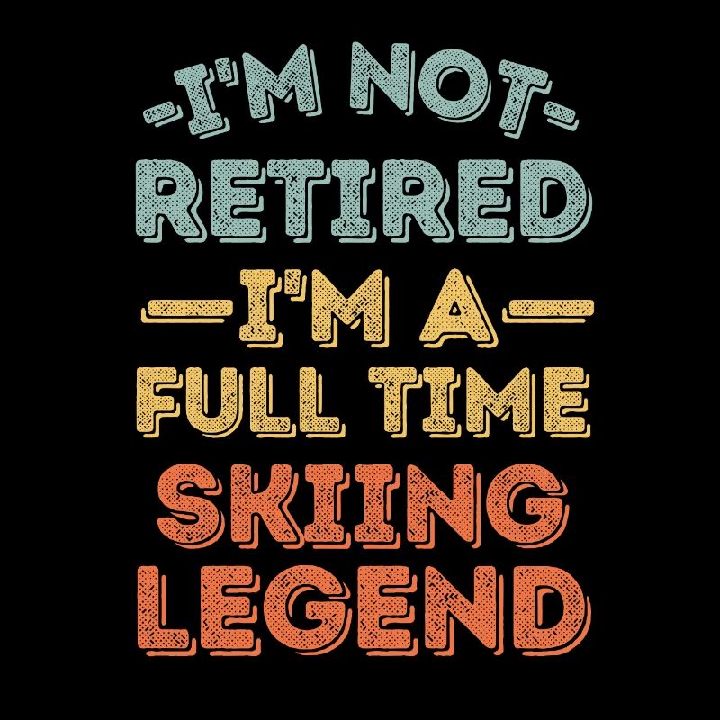 Retired and skiing legend