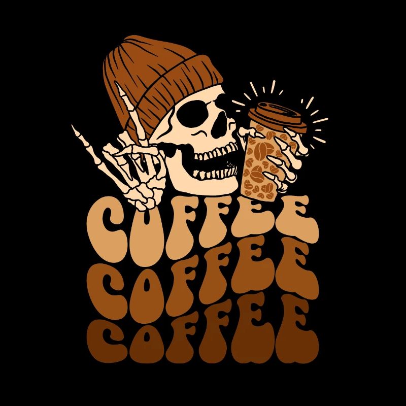 Café et crâne