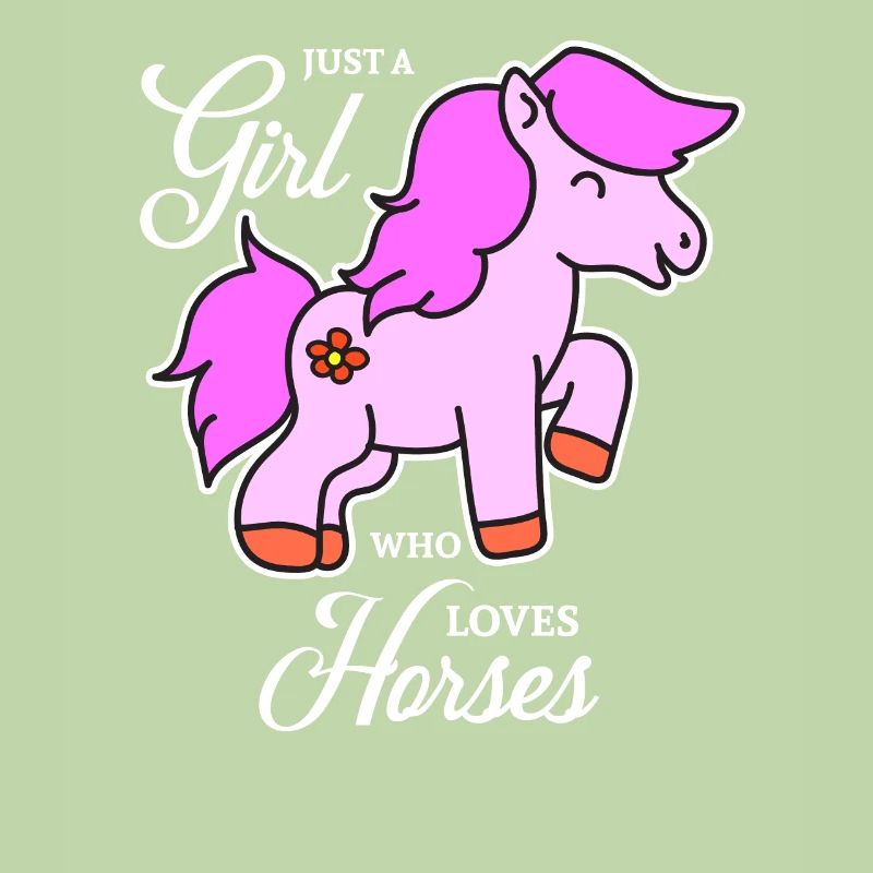 Conception de cheval pour les filles