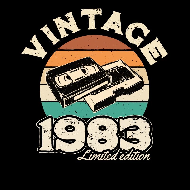 Rétro sunset videotape 1983