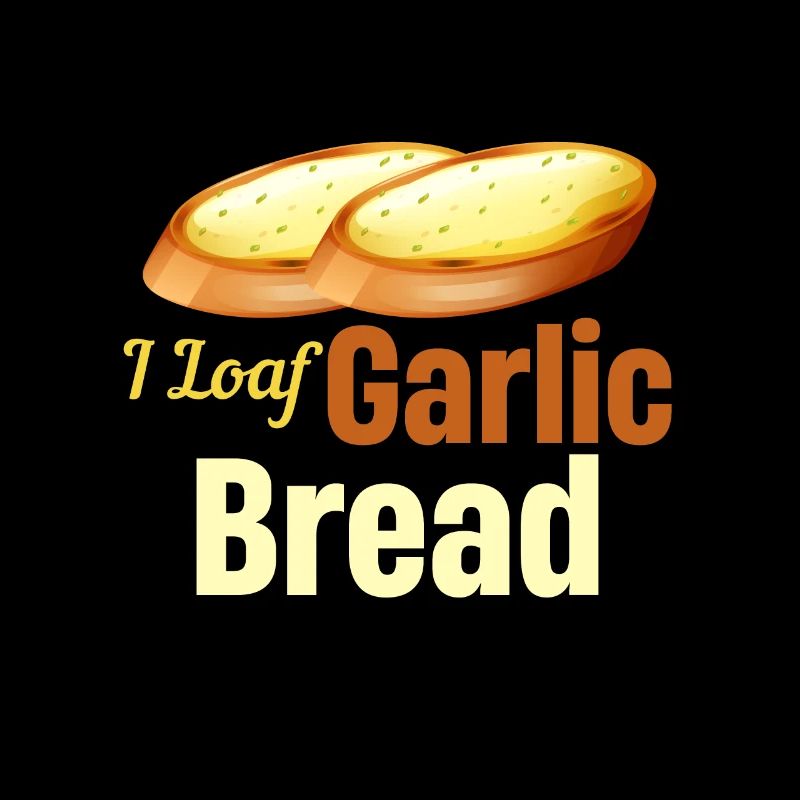 I Loaf Garlic Bread Lover Baker Sourdough
