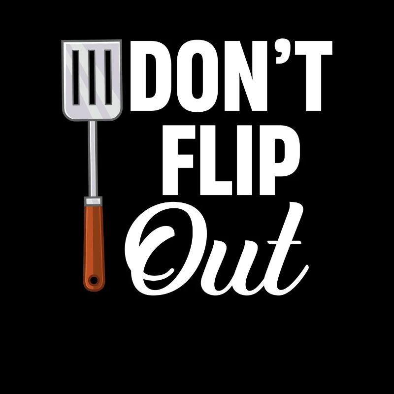 Ne paniquez pas ! Spatule Puns Utensile