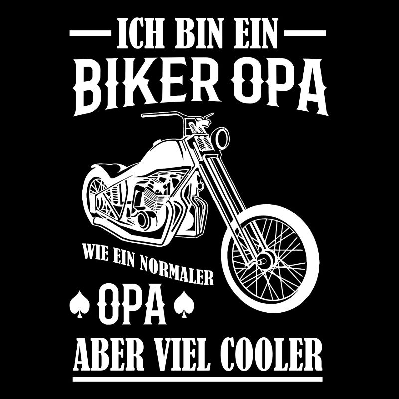 Biker Opa Motorrad Geschenk