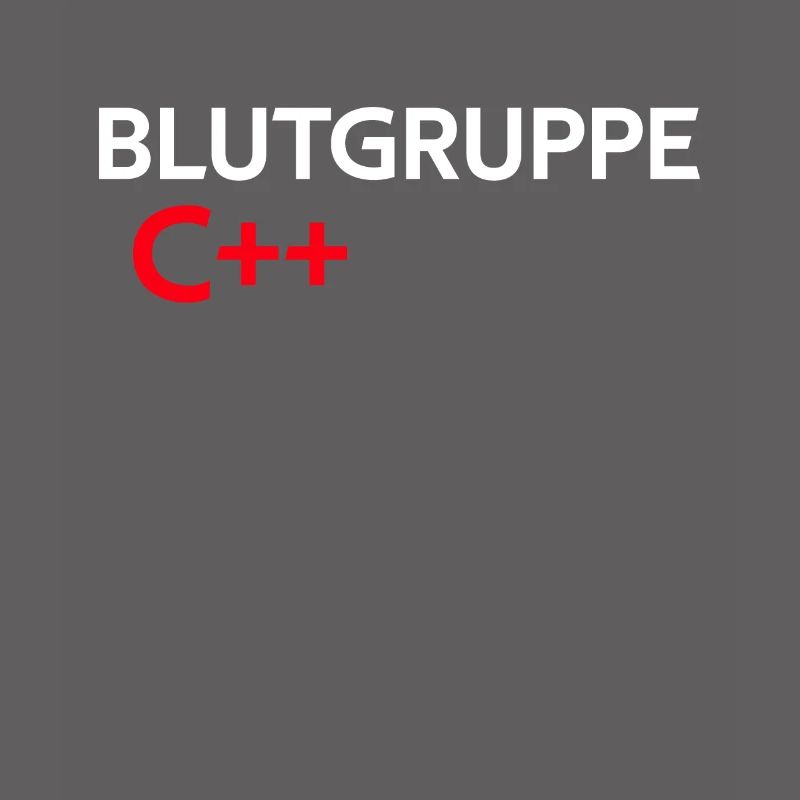 Blutgruppe C++ Programmierer Informatik