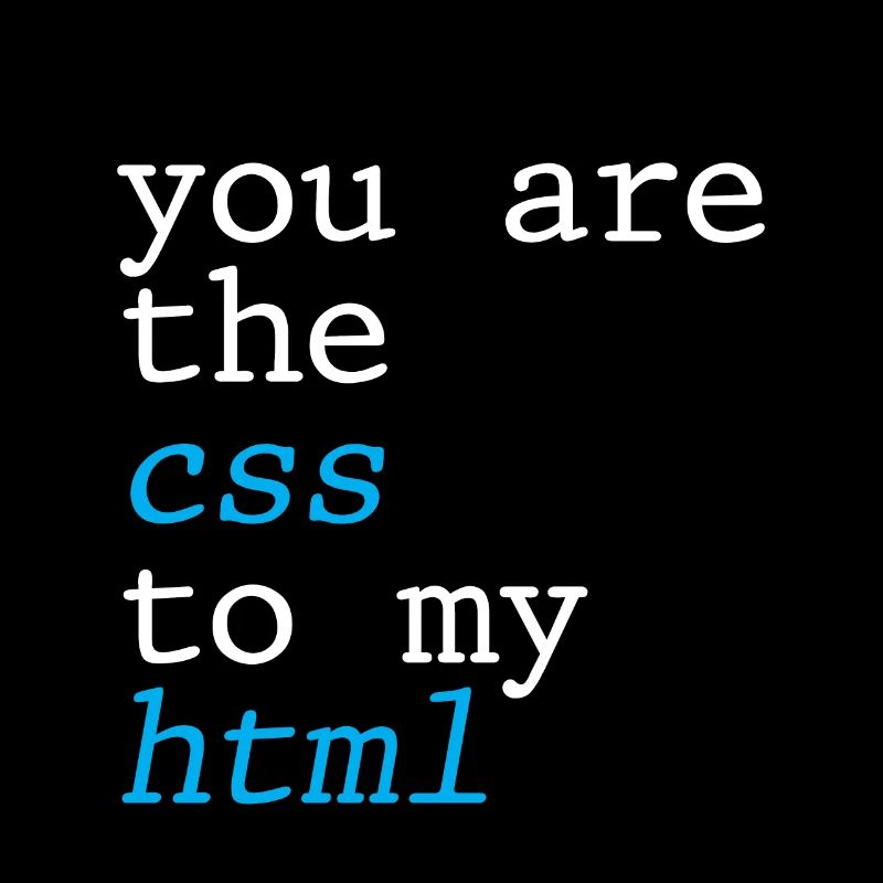 Vous êtes le CSS à mon HTML 4