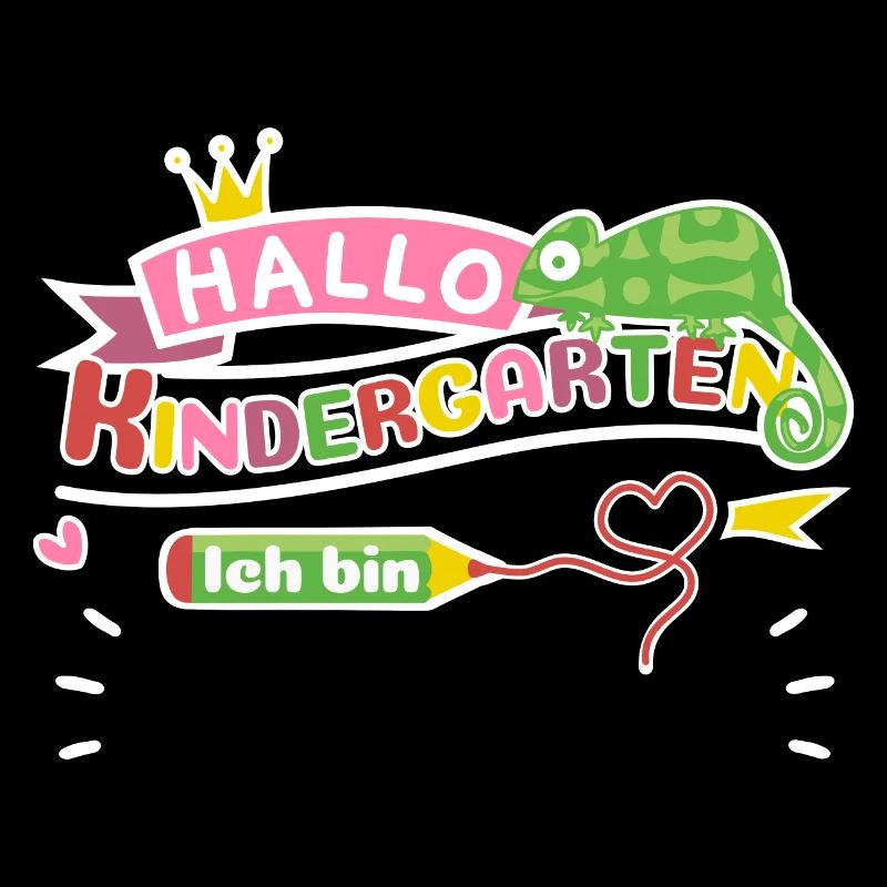 Hello Kindergarten Chameleon for personalization