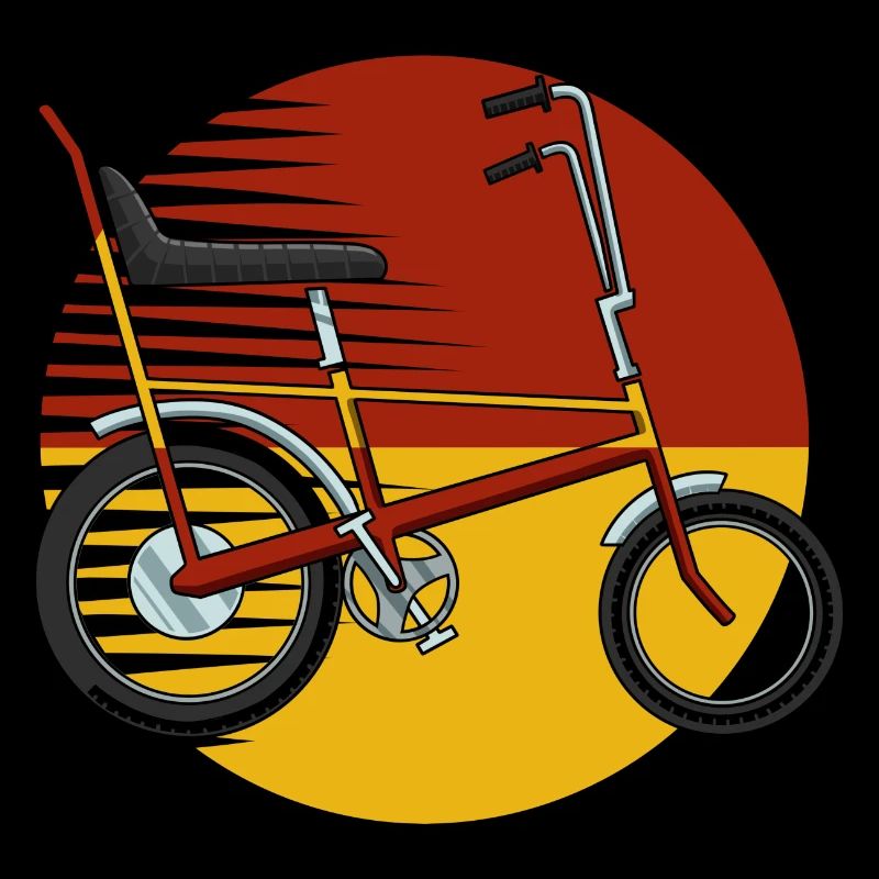 Vélo rétro de mémoire d’enfance